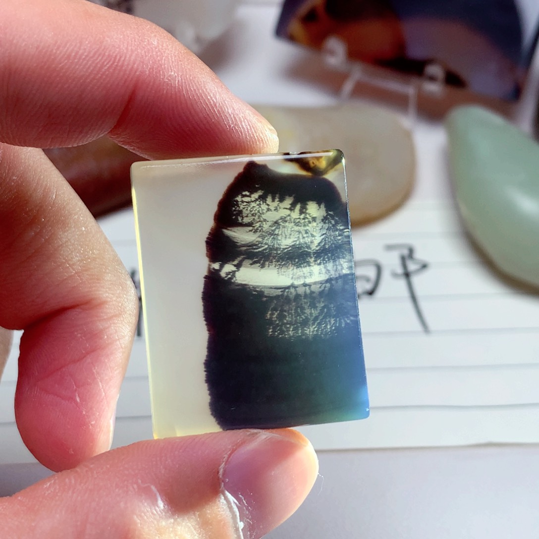 玛瑙/玉髓吊坠(不含链)未镶嵌-**-