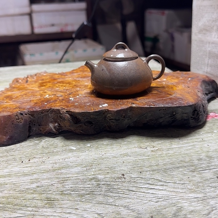 茶壶紫砂坭兴陶柴烧