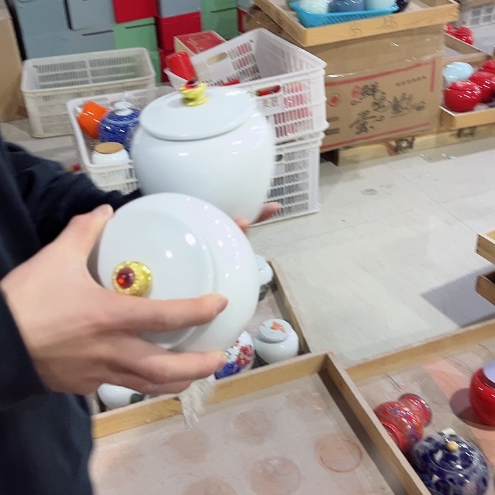 陶瓷茶叶罐储物罐密封罐
