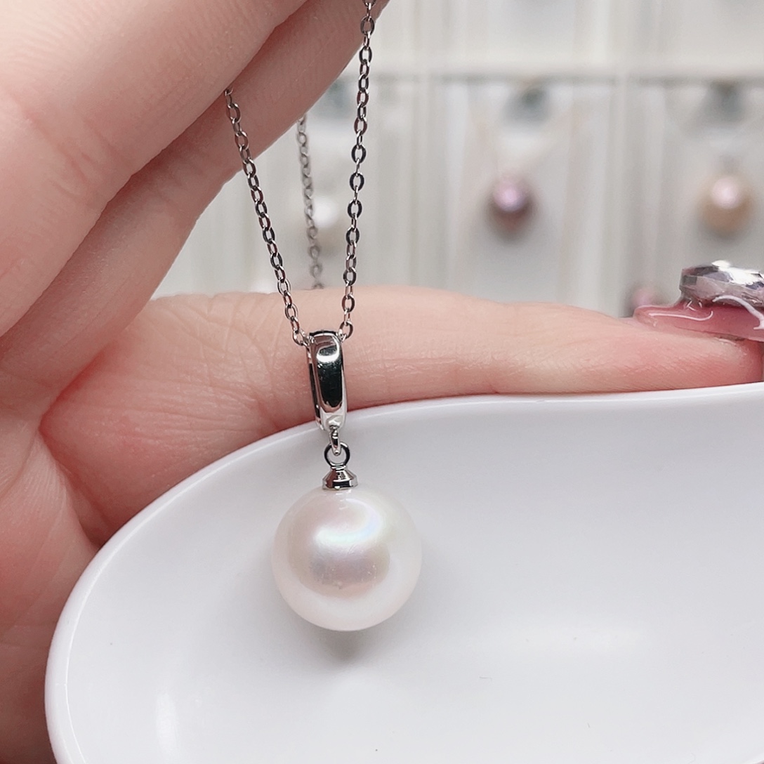 淡水珍珠吊坠(赠链)合金