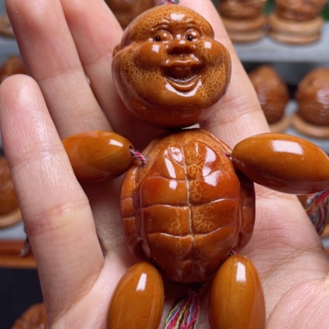 吊坠橄榄核龟仙人