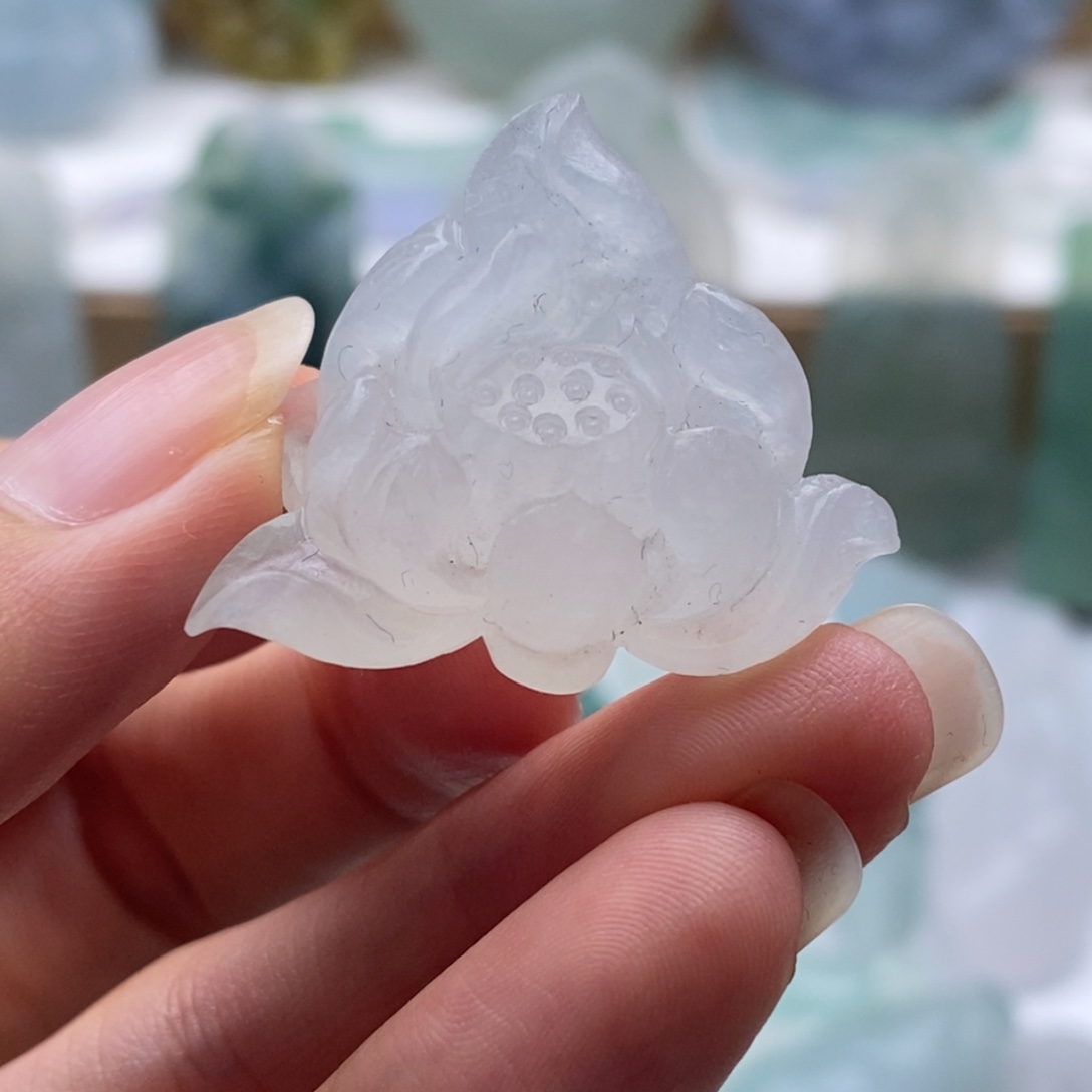 未镶嵌定制翡翠毛货无鉴赏期