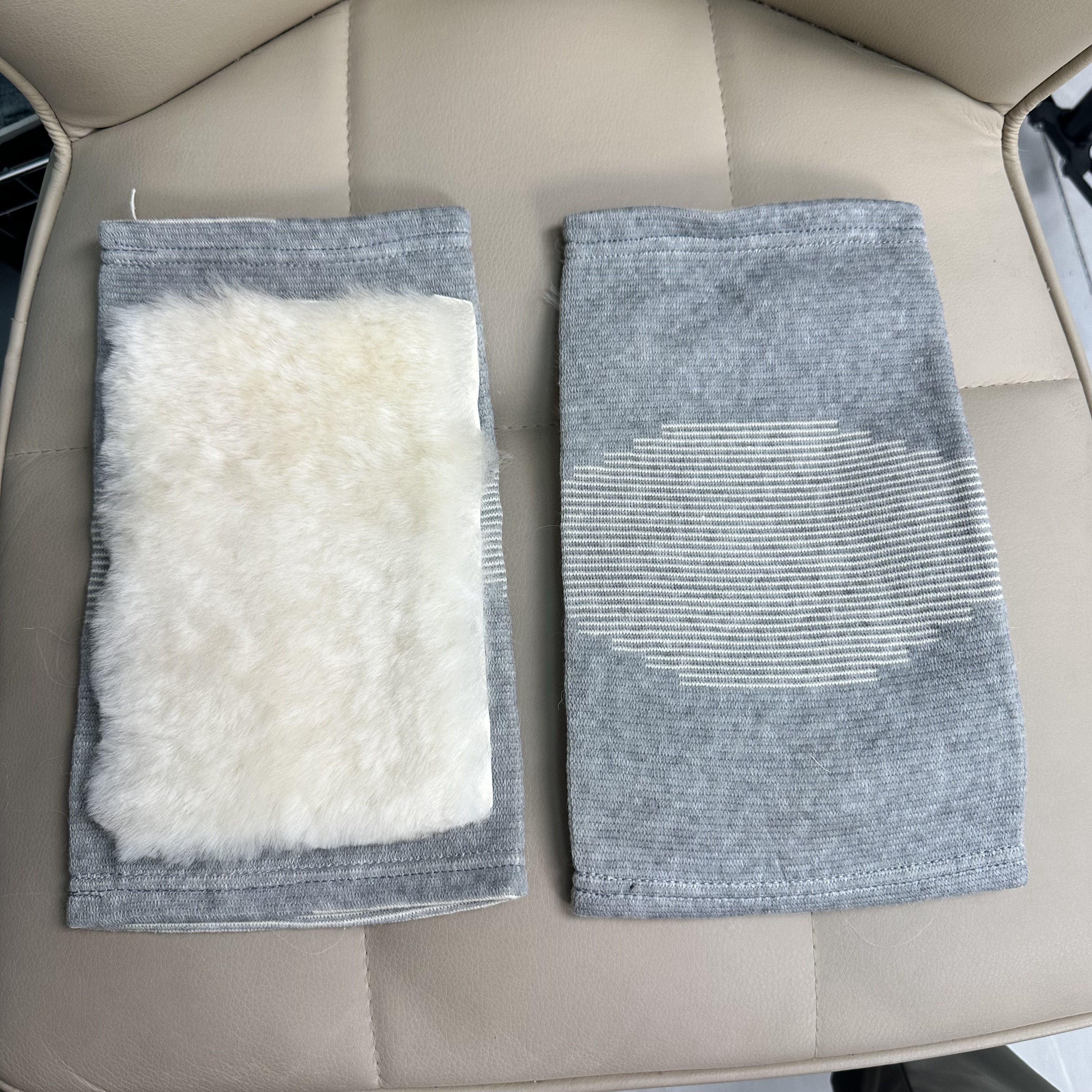 皮毛一体护膝防寒保暖加厚男女通用老年人专用膝盖护膝
