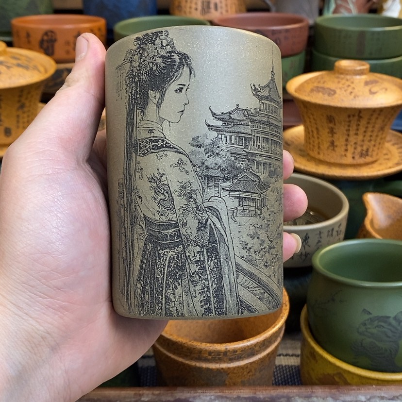 【闪购商品】紫砂杯子宜兴全手工紫砂杯