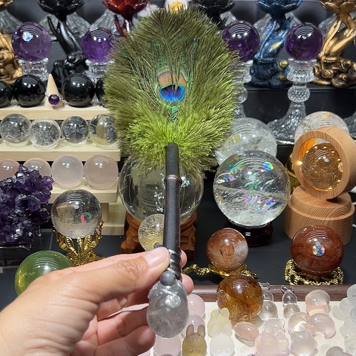 银S925镶嵌珠宝半成品水晶