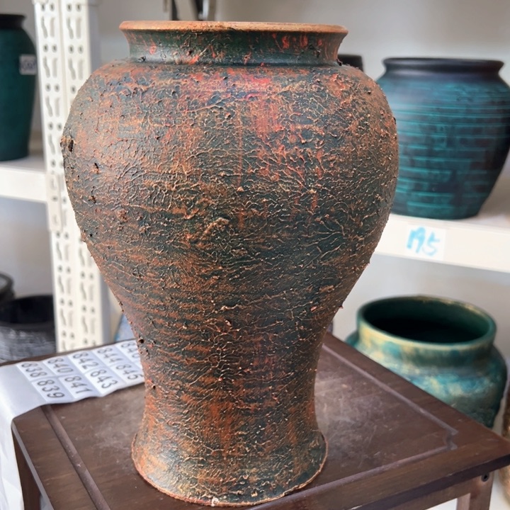 16.9-1微瑕土陶鱼尾红浮