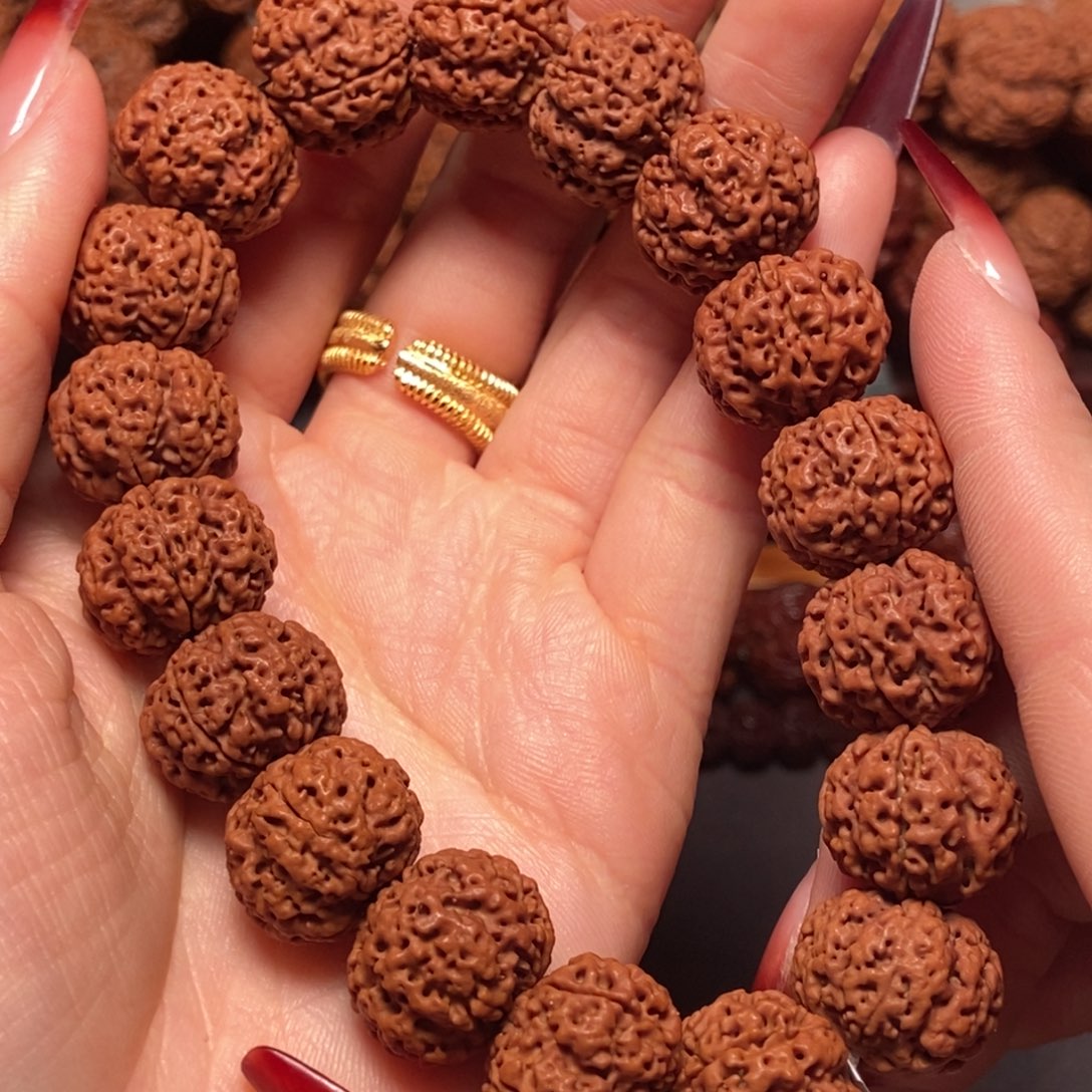 金刚菩提手串210五瓣19铁核蜂王