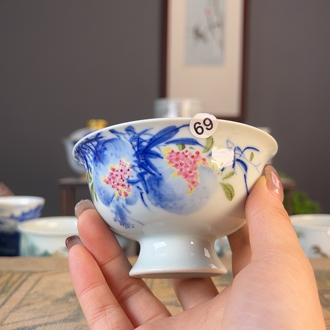 杯景德镇陶瓷茶杯多人