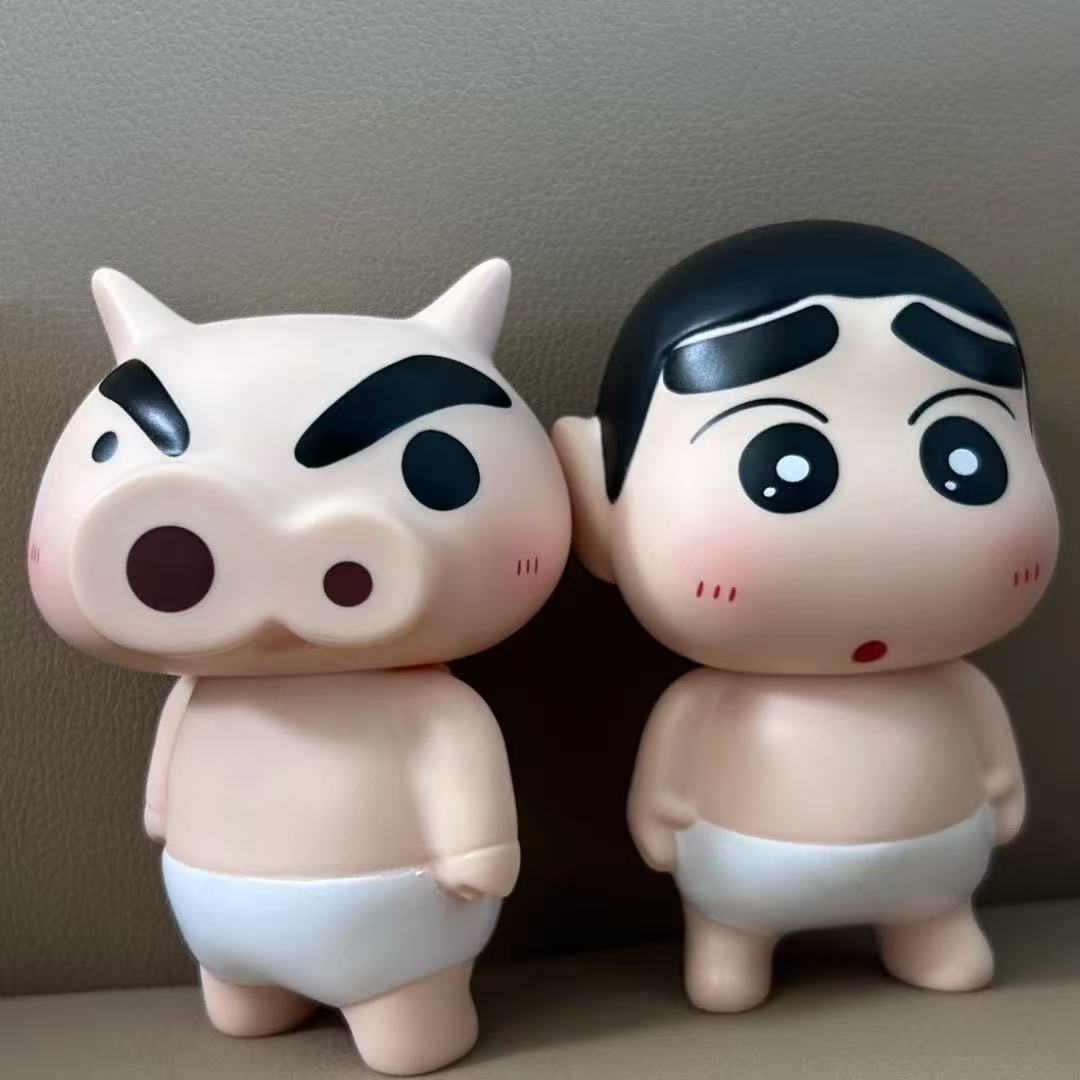 【PF严选】左门卫小新+内裤小新 高度11cm 手办模玩摆件