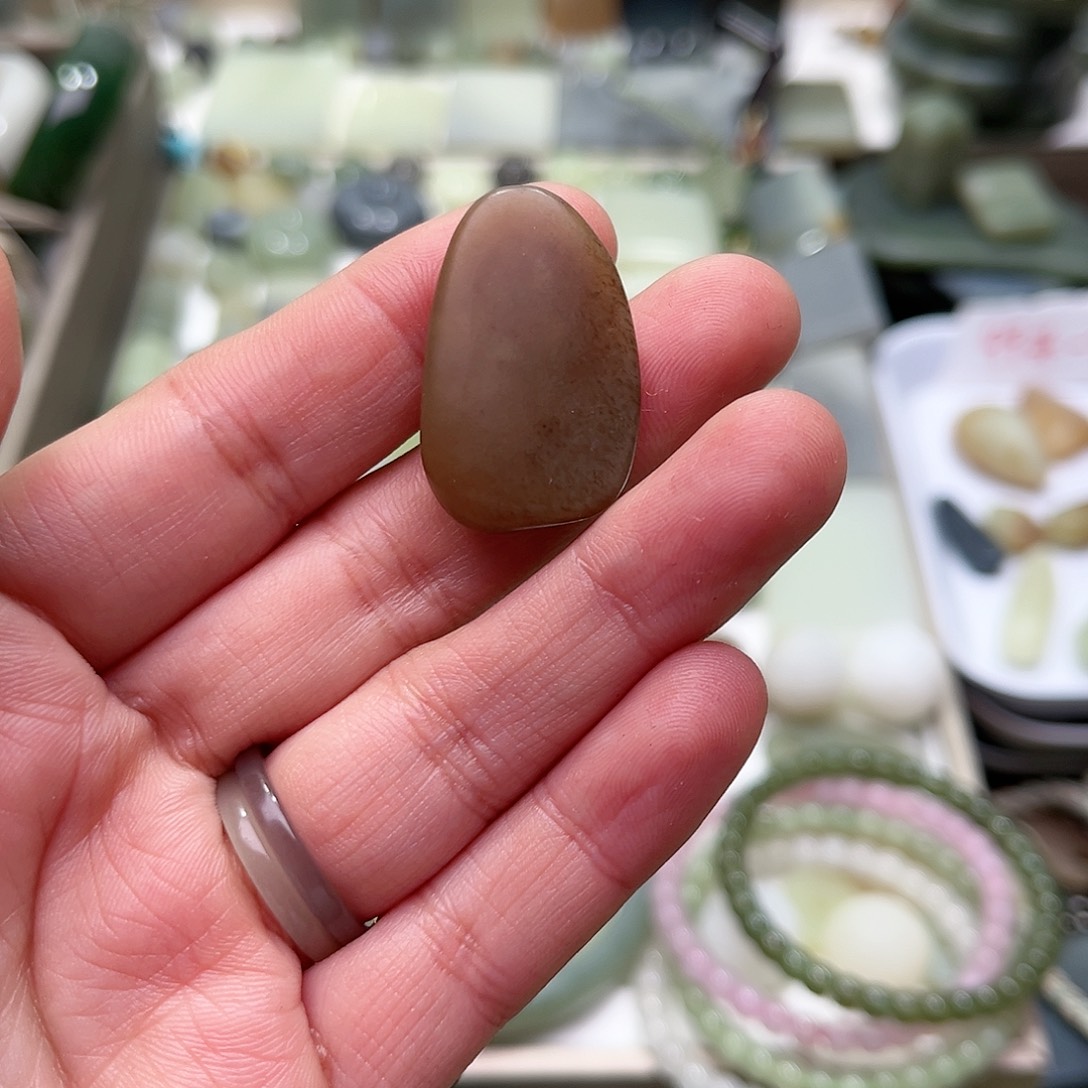 和田玉珠宝半成品未镶嵌