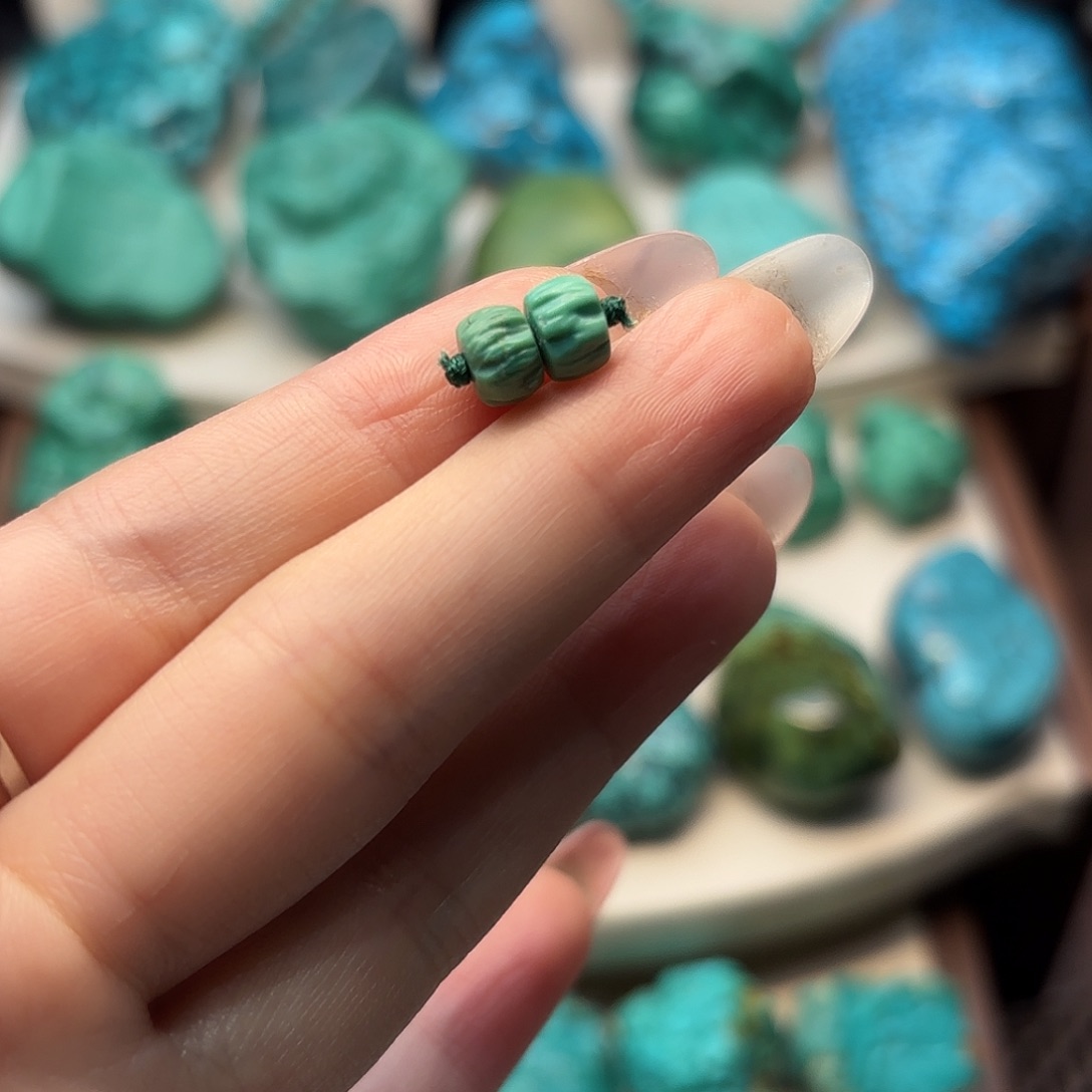 绿松石未镶嵌绿松石老型