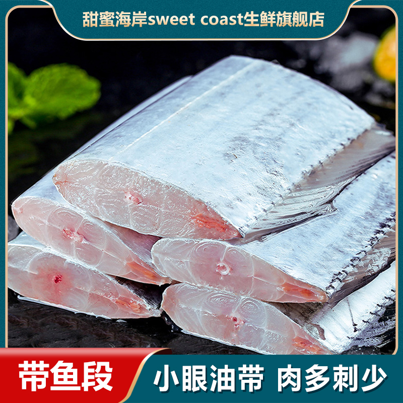 慧晴家新鲜带鱼段 去头去尾 速冻锁鲜400g/包*5包