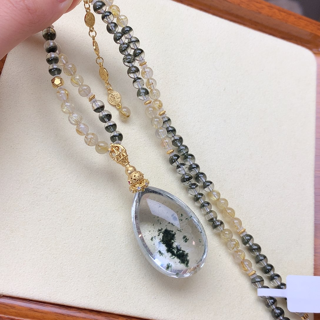 水晶吊坠(不含链)未镶嵌