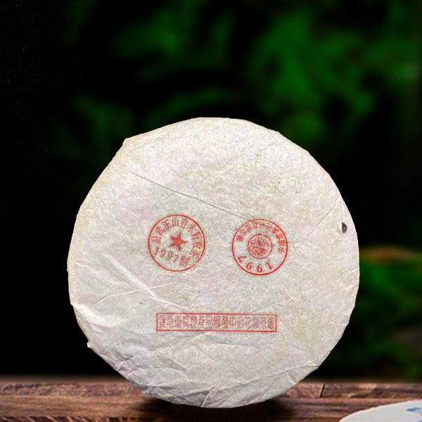 1997年花园茶厂易武正山380g生茶