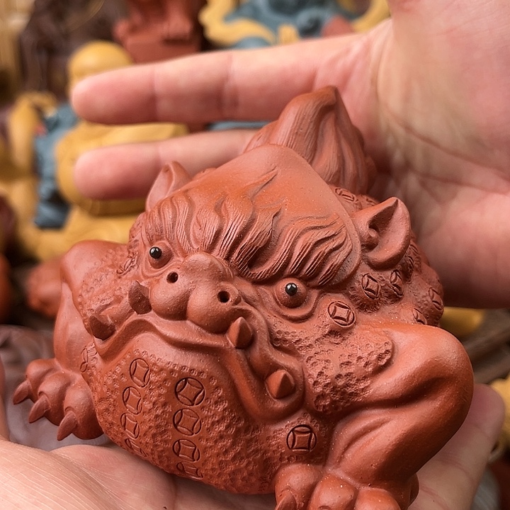 紫砂茶宠紫砂金蟾