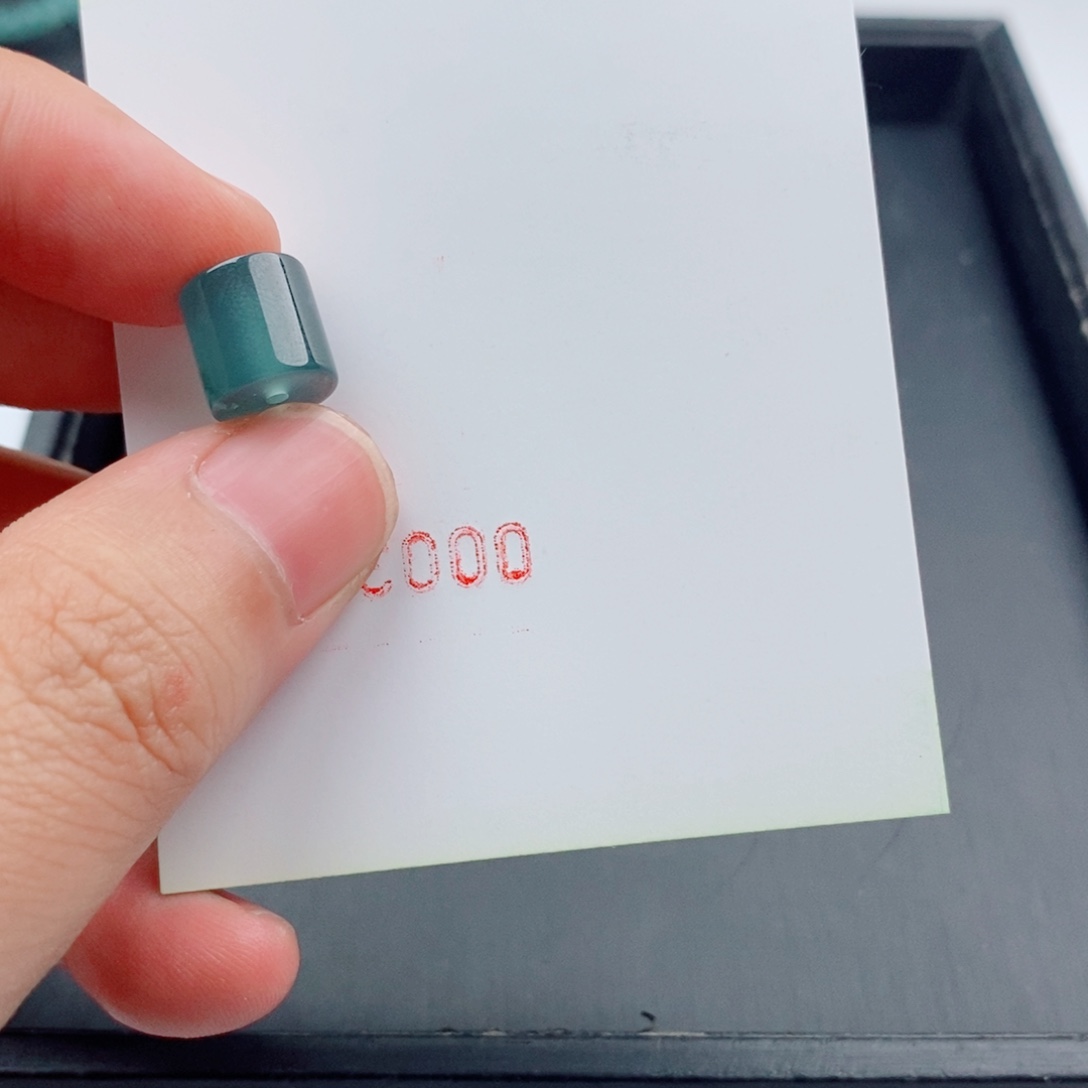 翡翠未镶嵌手链单珠