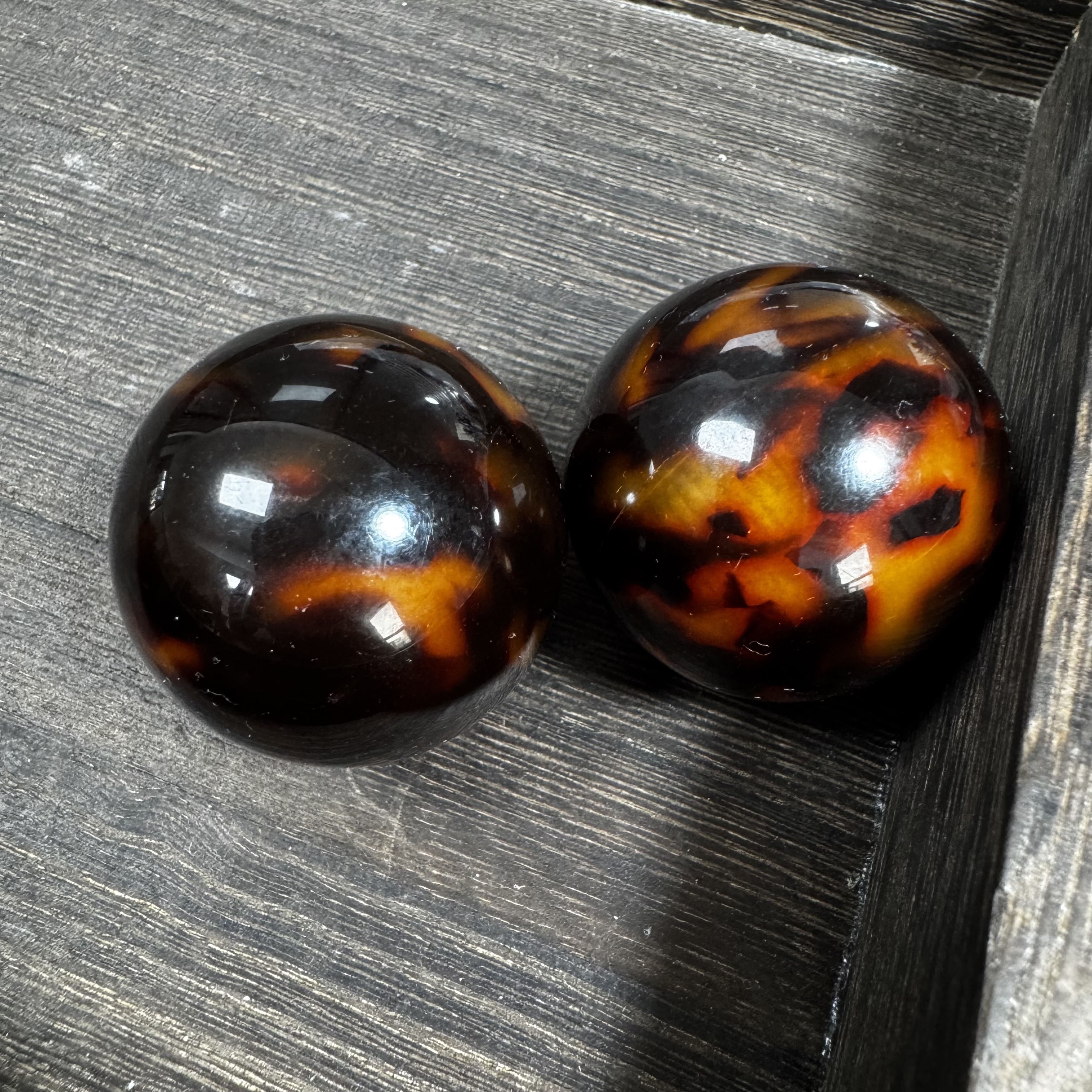 XM 248 主播推荐 富甲天下 手球(花纹）3.5cm 一对