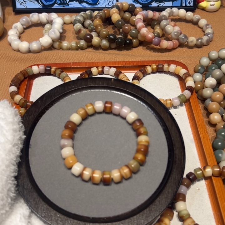 吊坠菩提根/象牙果微瑕金轮6