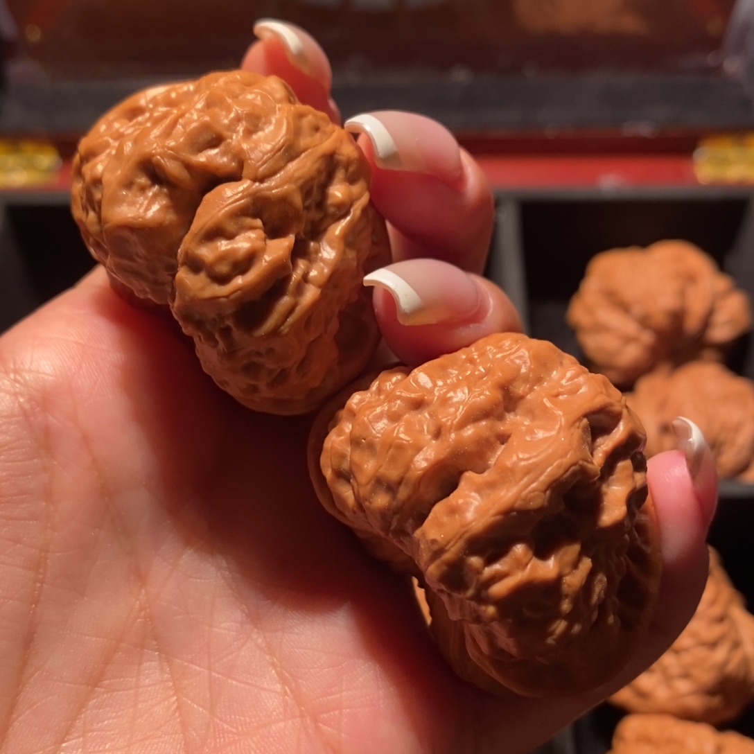 吊坠文玩核桃白***家