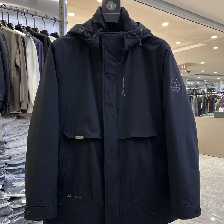 （8836）90鹅绒一衣三穿可脱卸外套防风保暖男羽绒服品牌撤柜代工