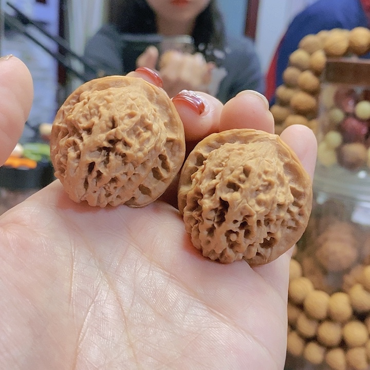 【闪购商品】文玩核桃把件37金锭元宝