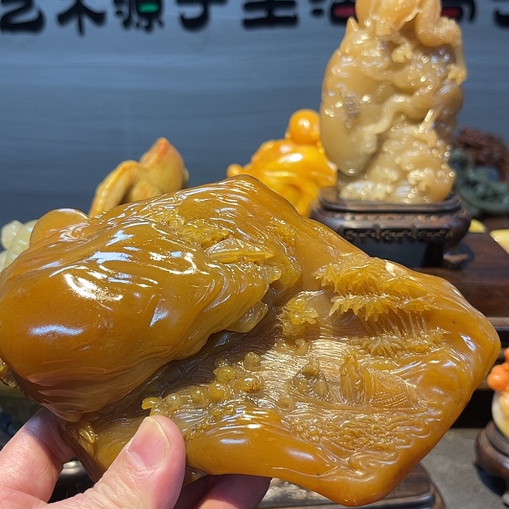 名***行寿山石寿山石艺术品市场