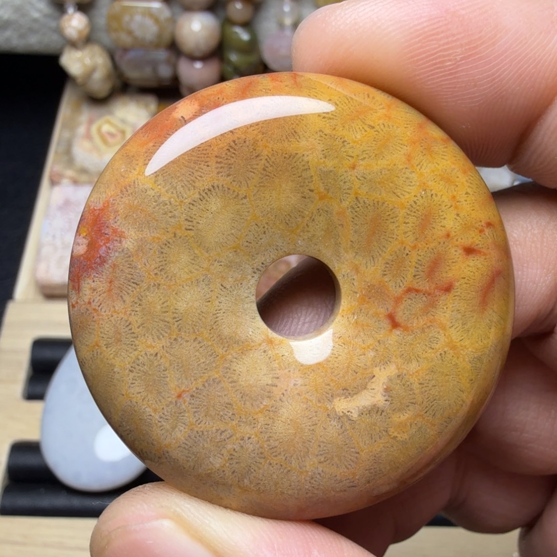 硅化玉未镶嵌天然有机玉石保真色