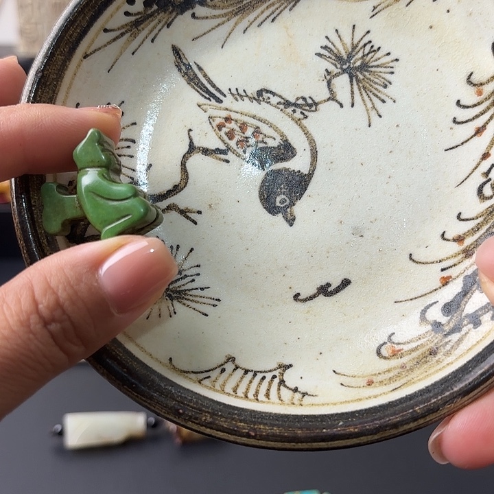 仙***球摆件瓷器瓷器瓷器瓷器瓷器