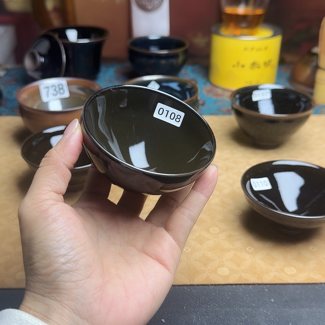 茶盏0108 柴烧手工主人杯