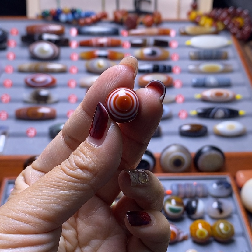 【闪购商品】玛瑙/玉髓珠宝半成品未镶嵌风***菱