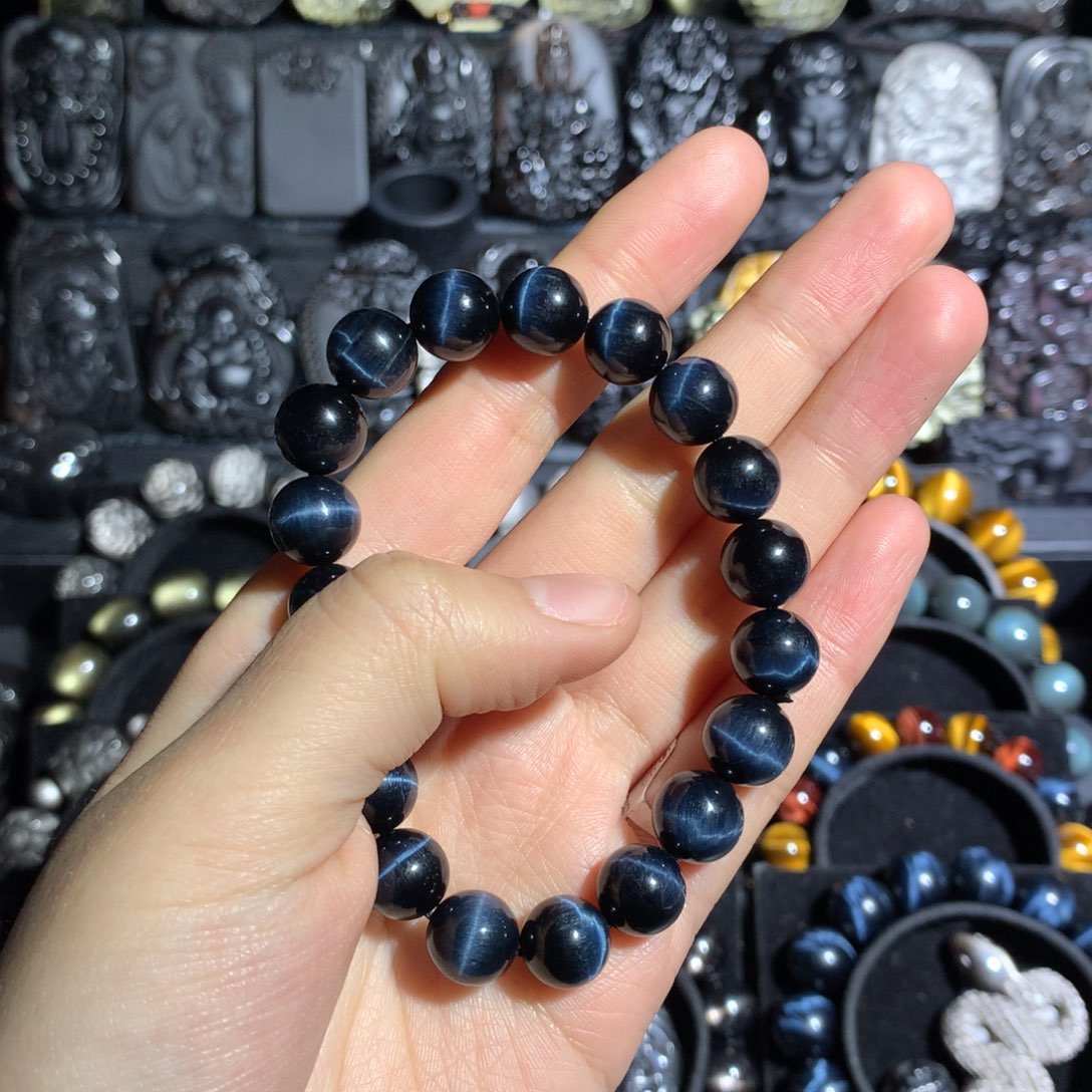 木变石（虎睛石）手串未镶嵌如****6