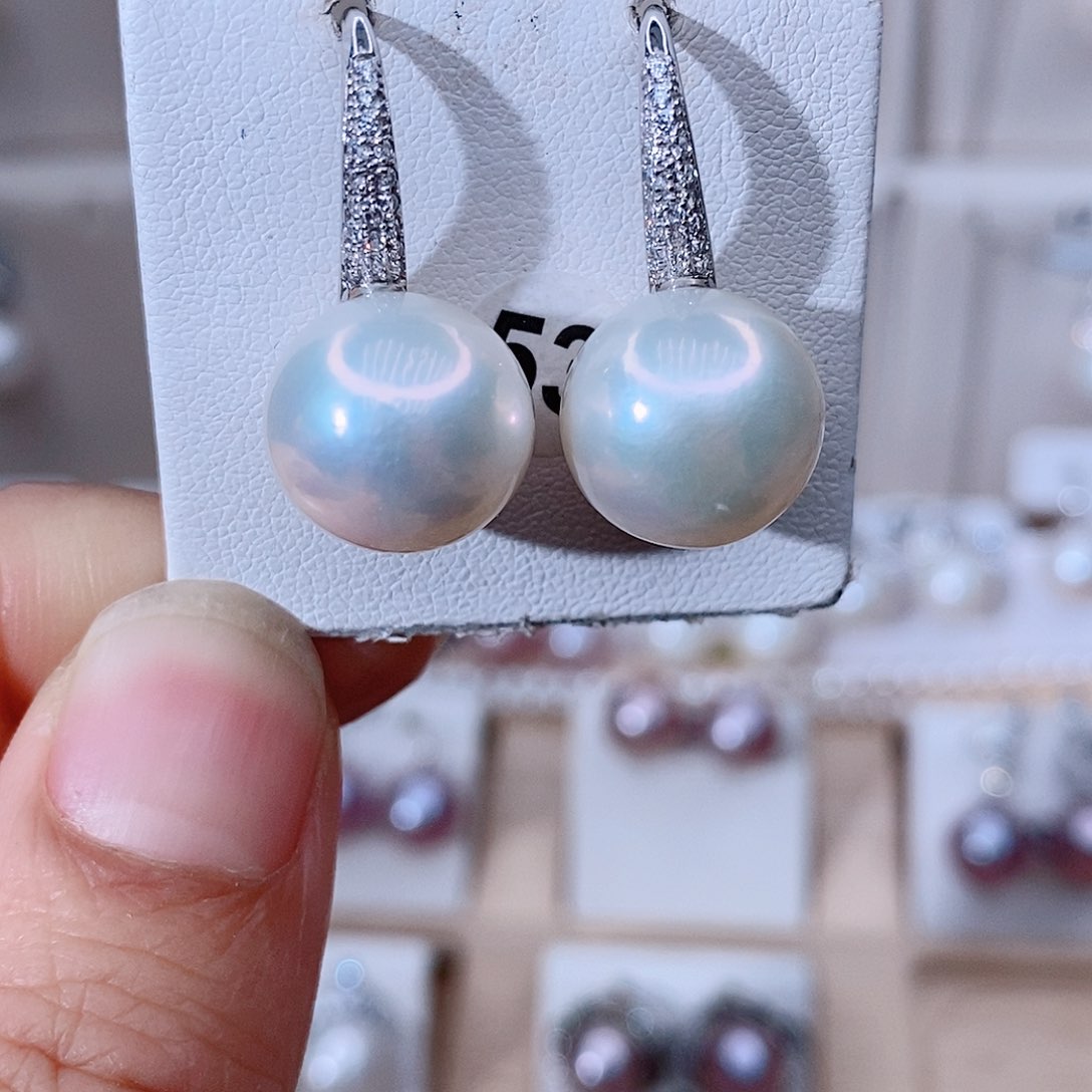 颈饰银S925镶嵌淡水珍珠淡**容