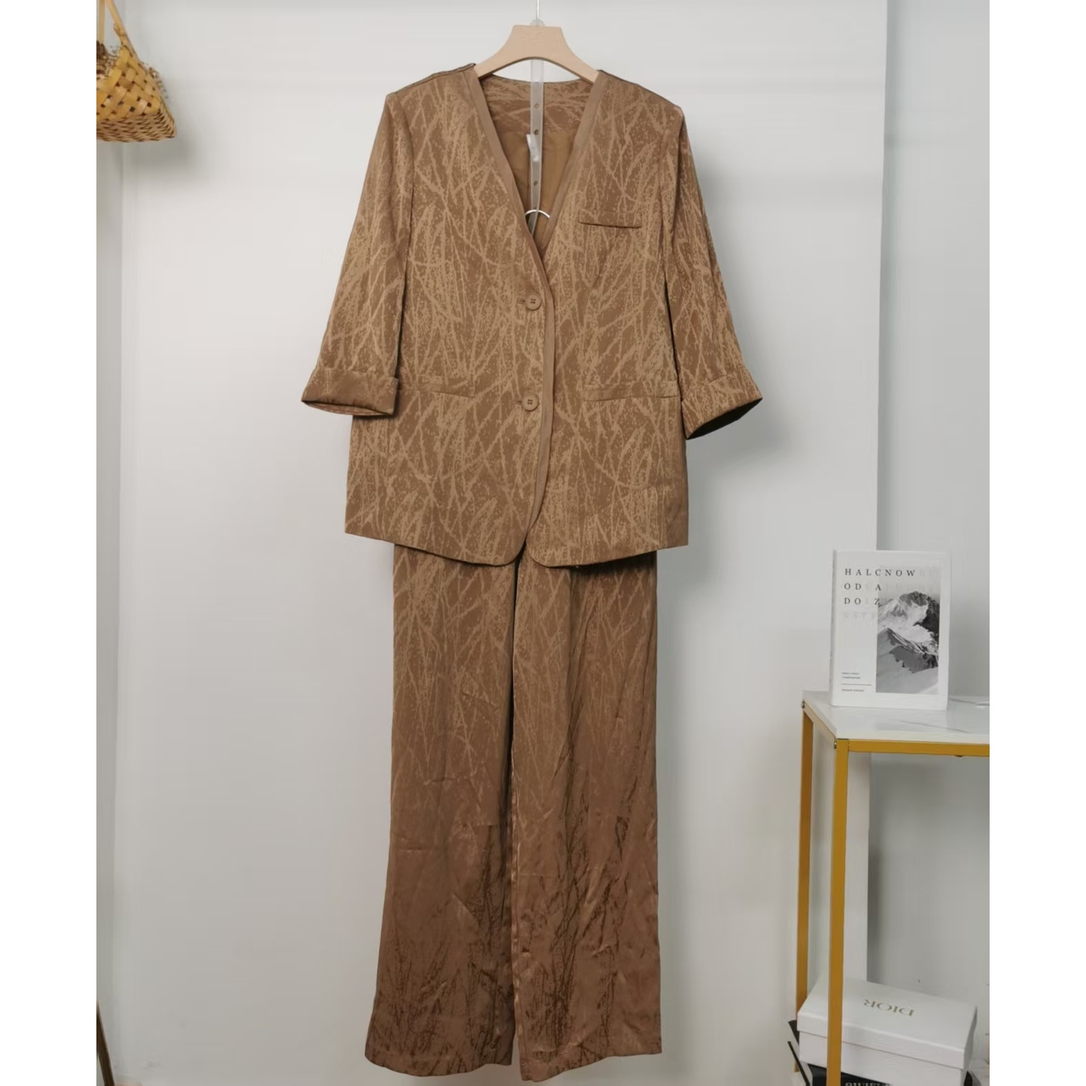 休闲风时尚套装女士简约百搭潮流气质短袖套装T101