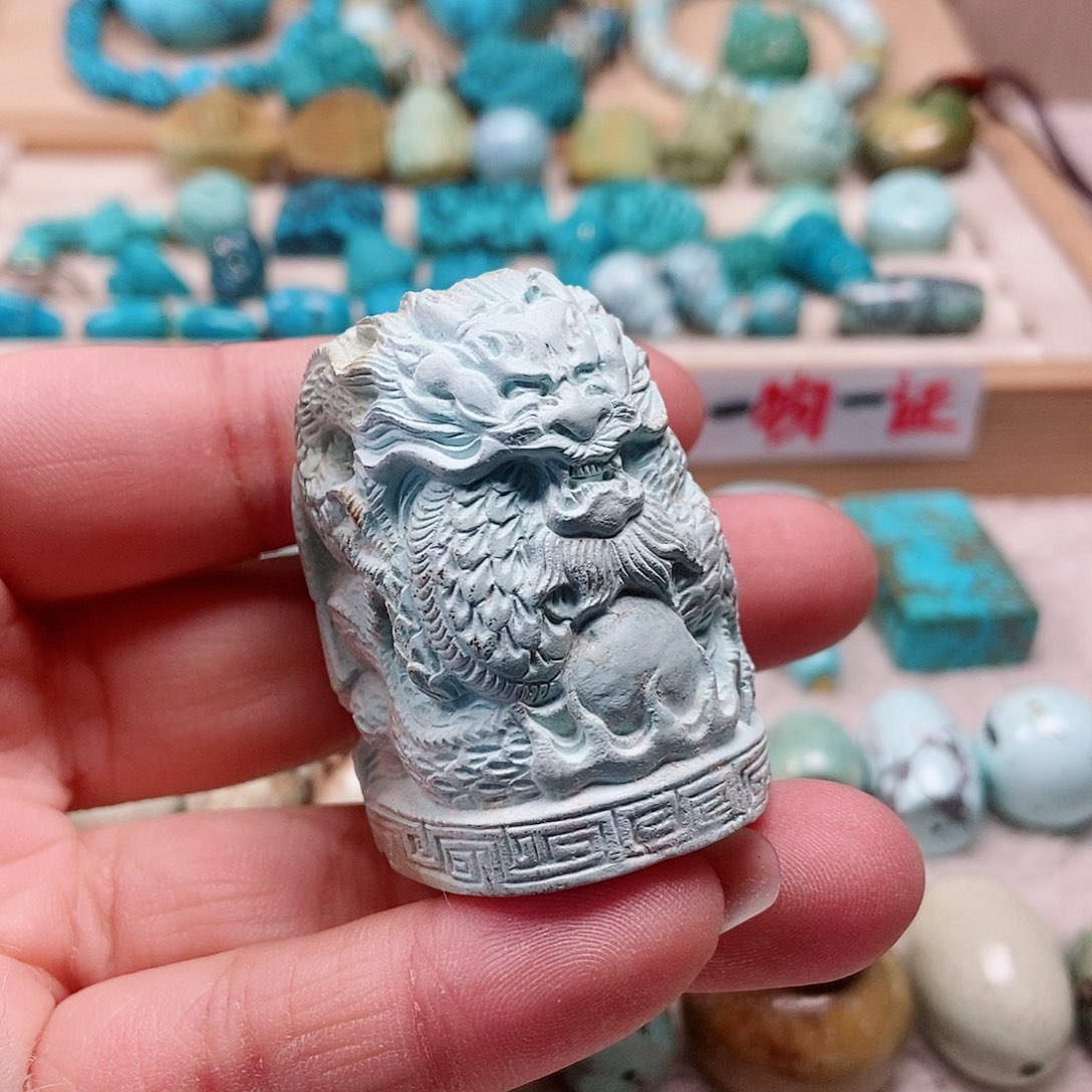 绿松石珠宝奇石未镶嵌