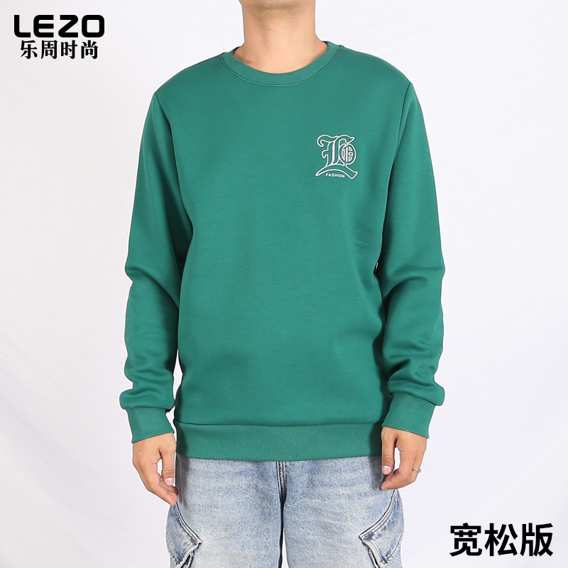 LEZO乐周时尚男装圆领卫衣L24337021