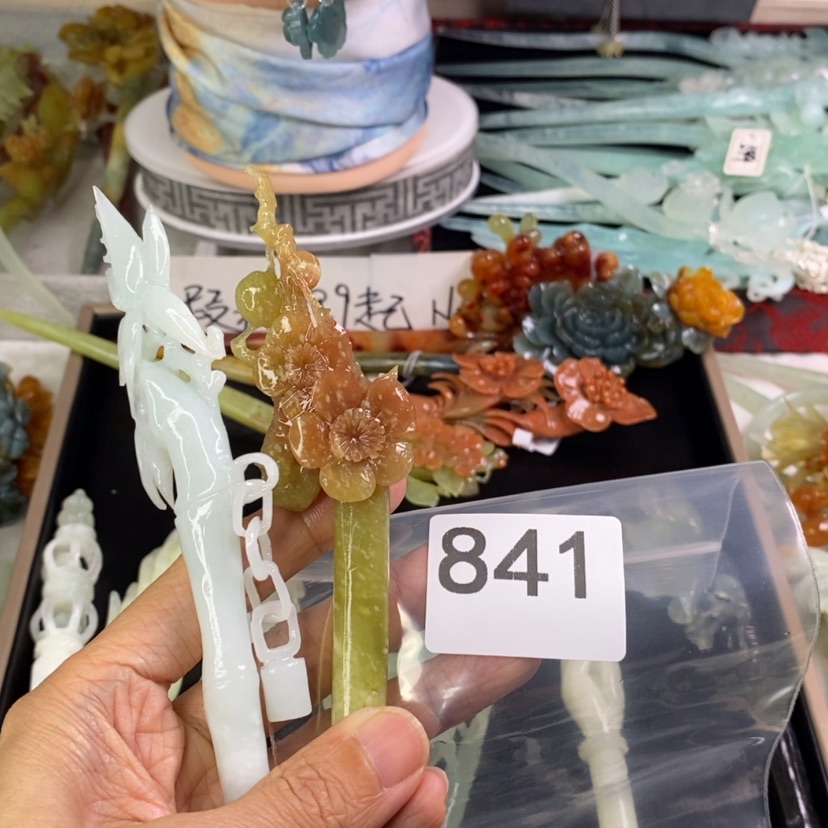 【闪购商品】翡翠颈饰未镶嵌M****发簪