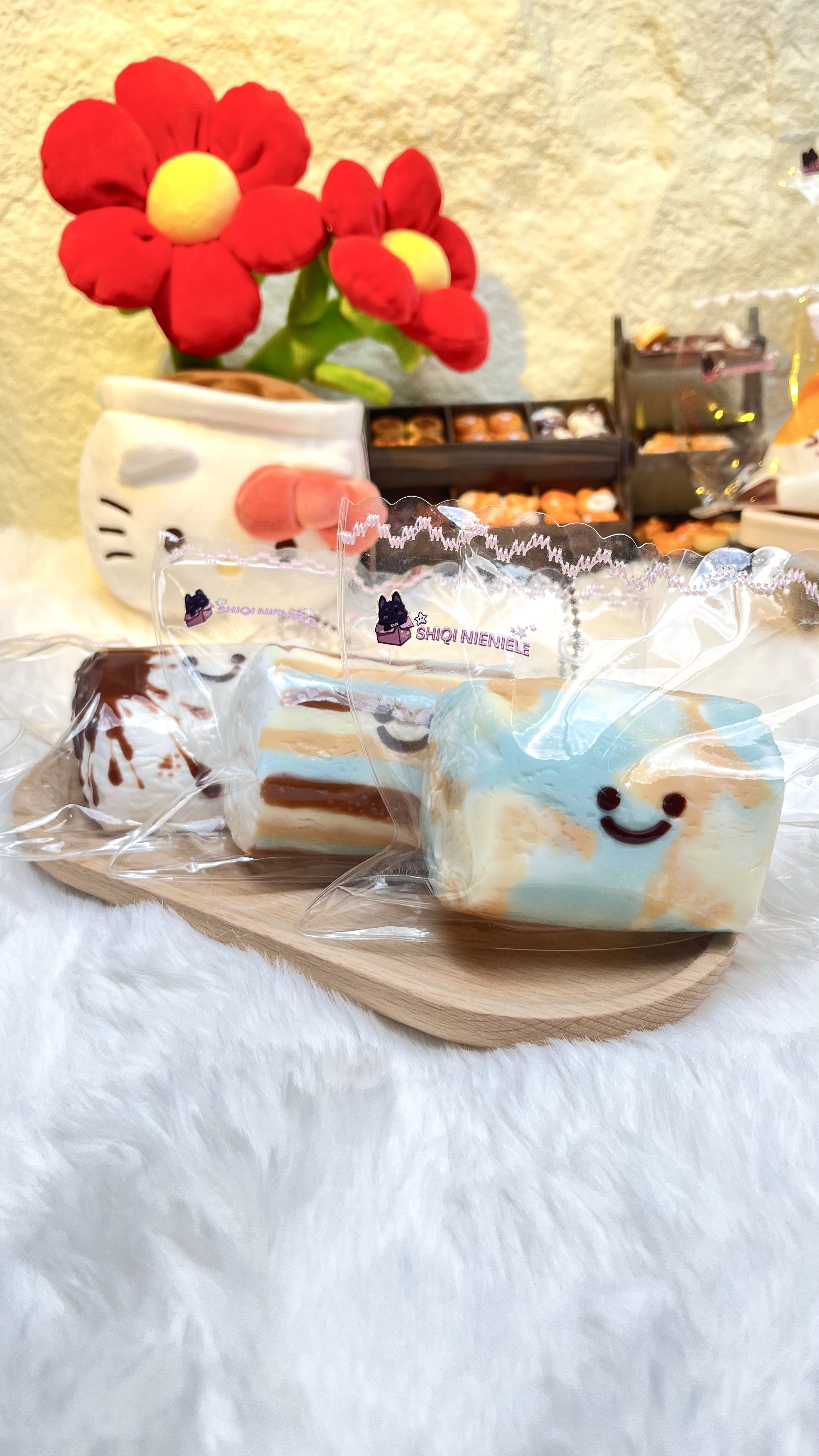 【乳膏泥】棉花糖（纯手工必有微瑕）食品级硅胶解压玩具