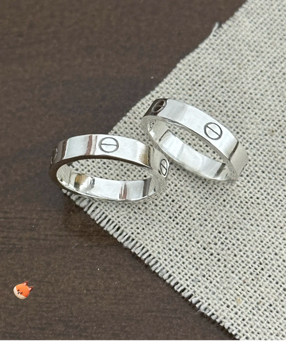 925银戒指 银925戒指卡情侣闭口戒指简约经典时尚