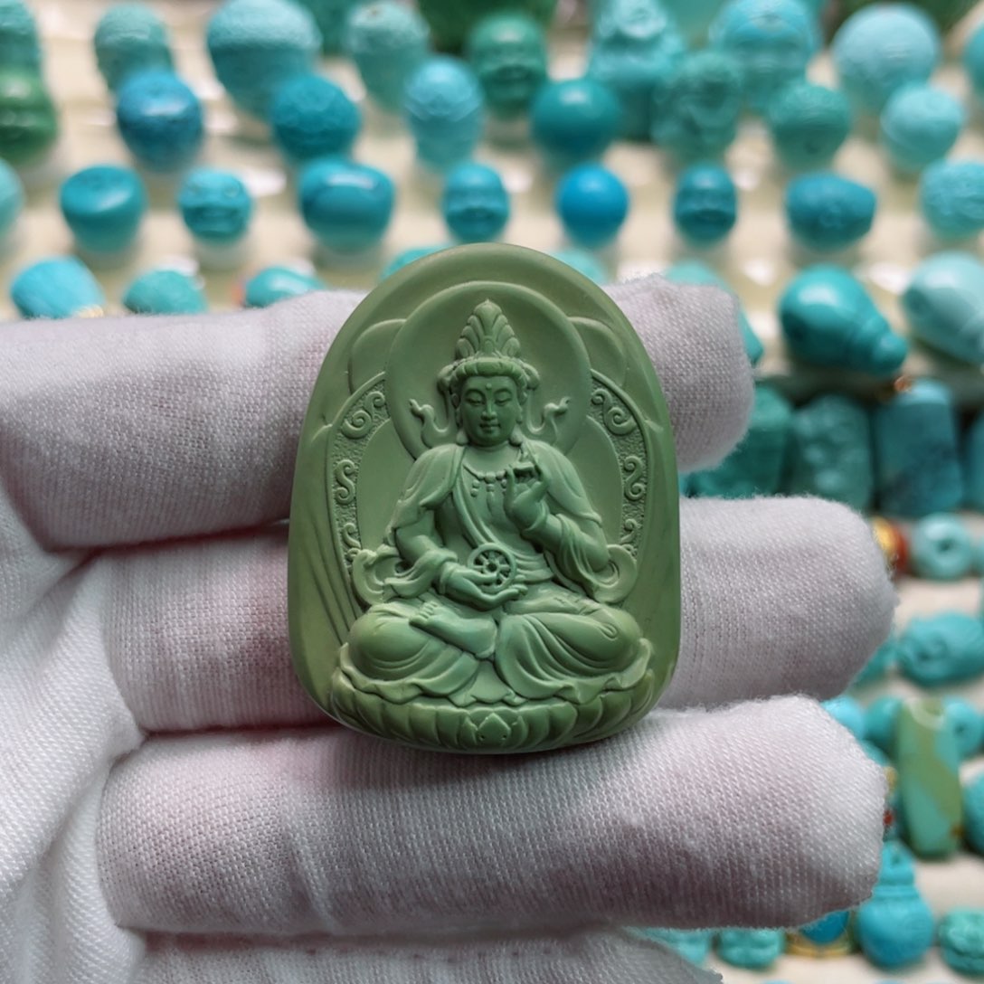 绿松石珠宝奇石未镶嵌