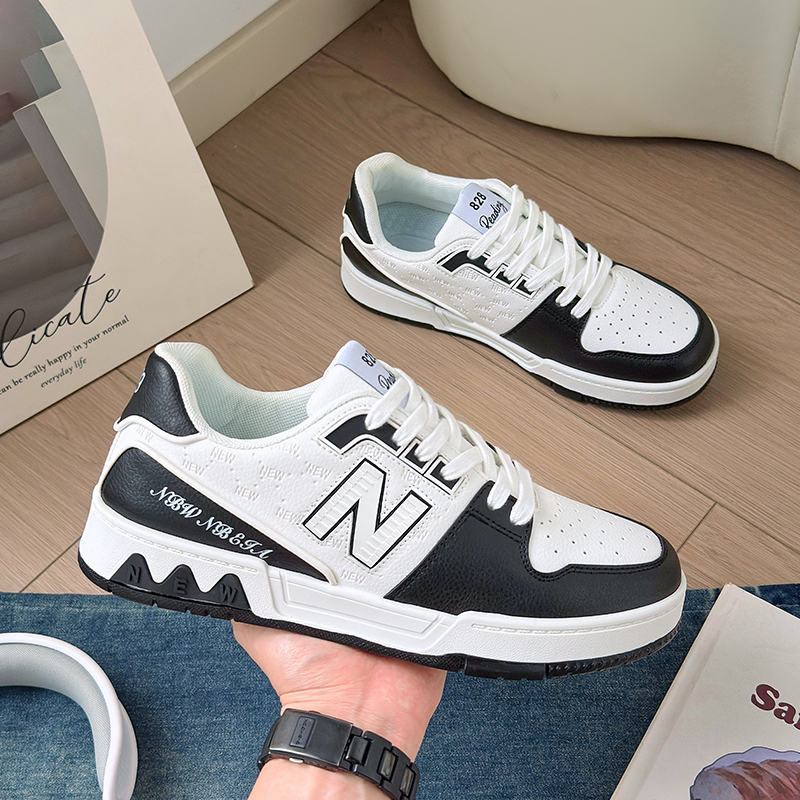 NEW BOLUNE/新百伦828情侣鞋子低帮板鞋韩版小白鞋学生休闲鞋潮流