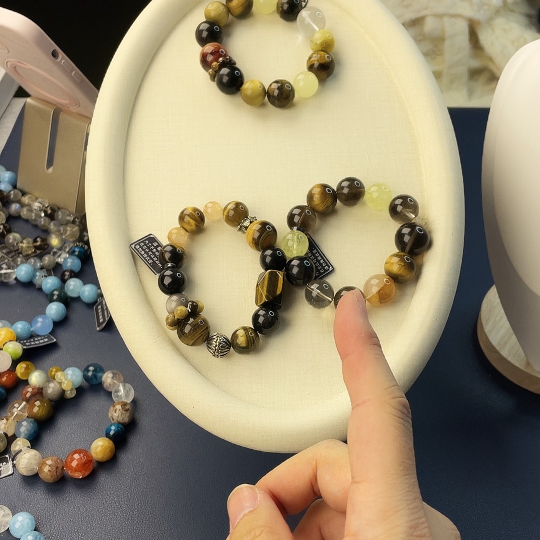 水晶手链银S925镶嵌