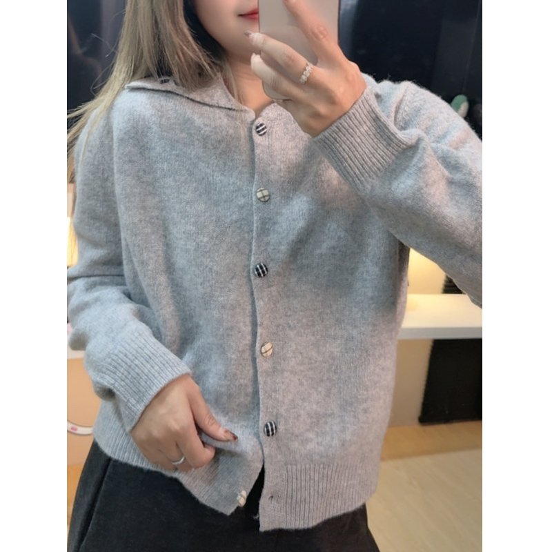 /DANDAN/ 小雏菊~100羊毛衫手工刺绣工艺毛衣~212