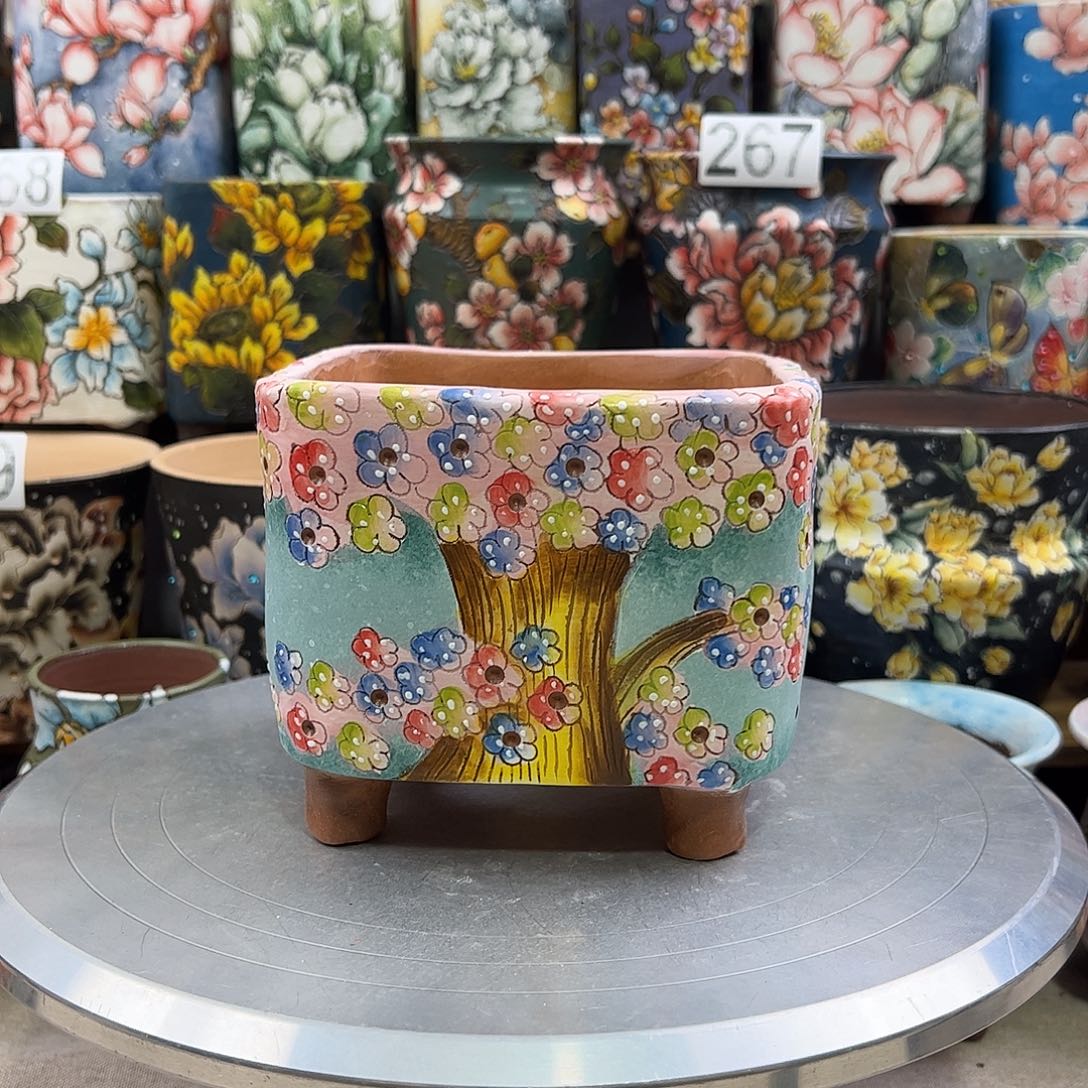 景德镇陶瓷花盆景德镇陶瓷花盆