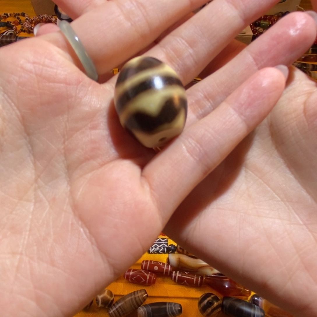 潘***酱玛瑙/玉髓未镶嵌单珠