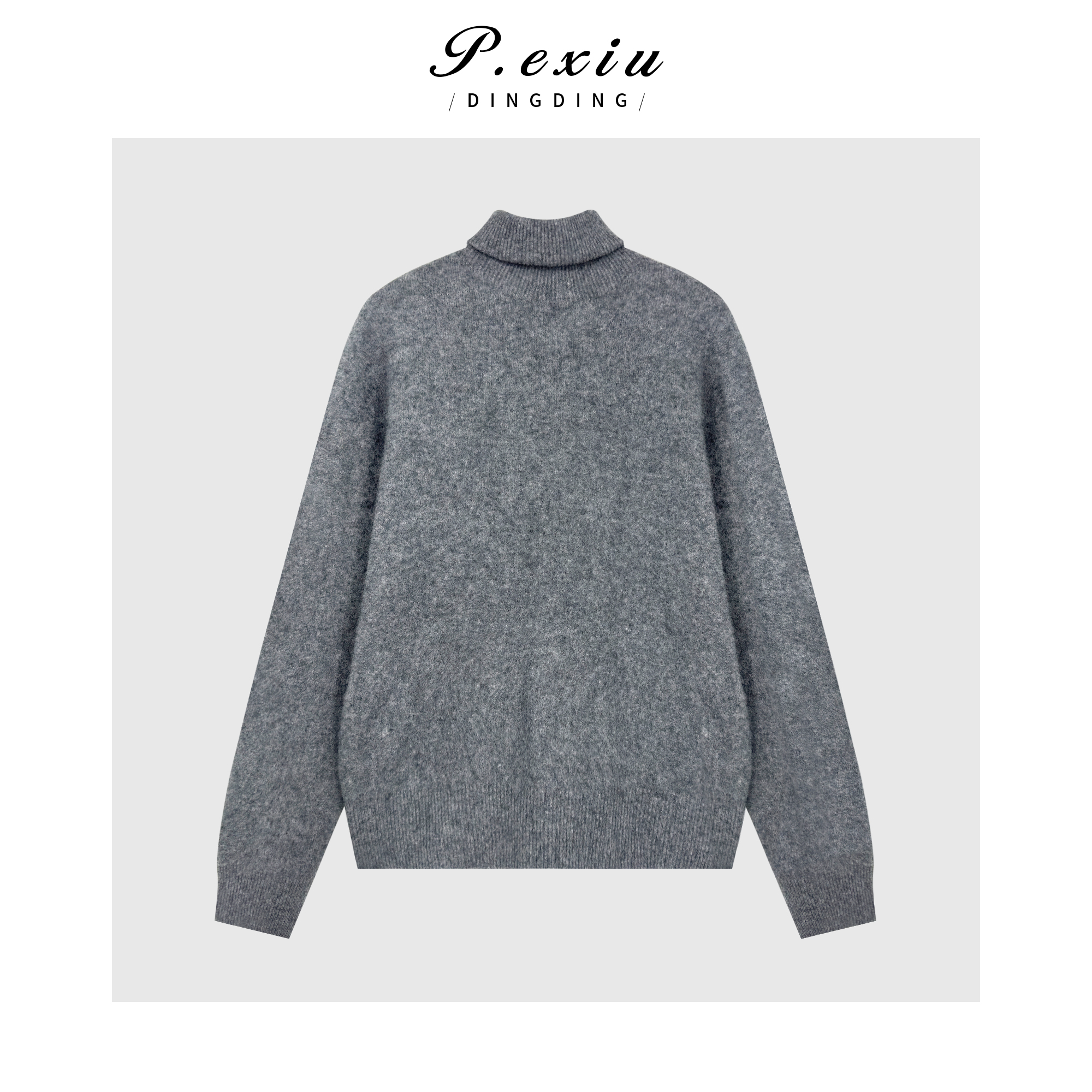 PanYiXiu/潘依绣山羊绒羊毛百搭显瘦高领软糯长袖针织上衣Q59674