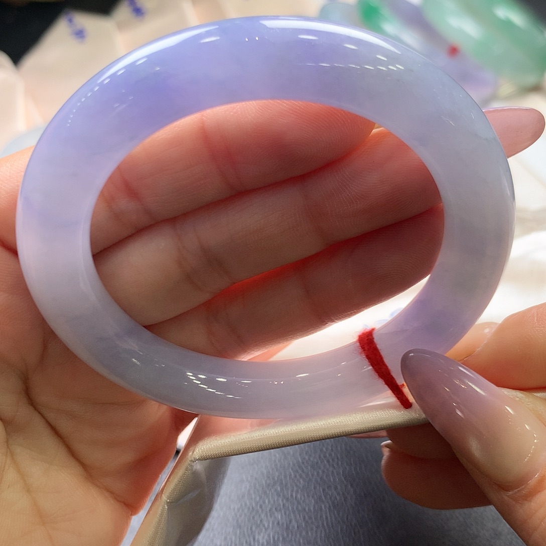 翡翠未镶嵌手镯55.2圆