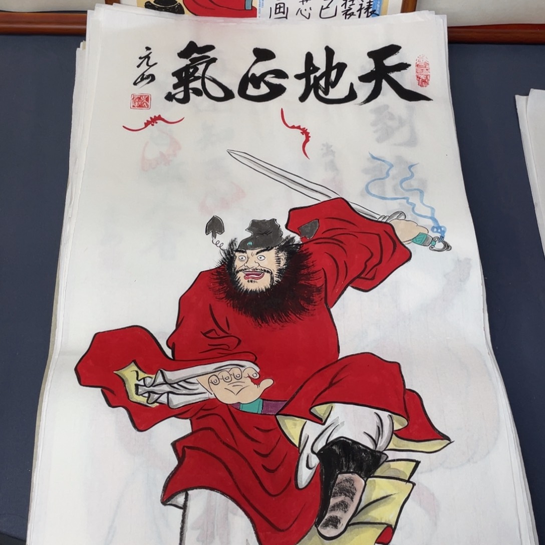 国画禅意画纯手绘作品