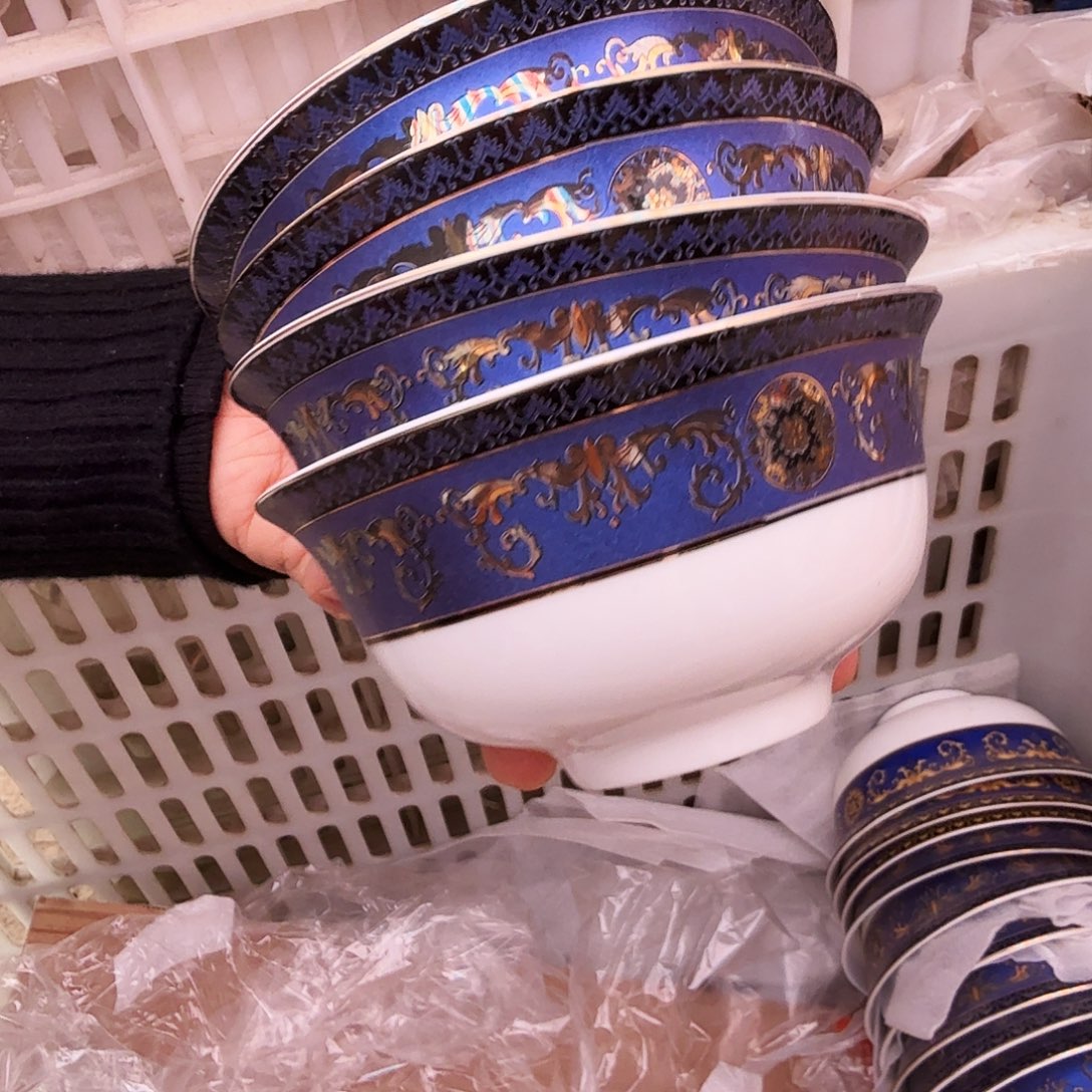 搪瓷骨瓷陶瓷餐具家用高温骨瓷