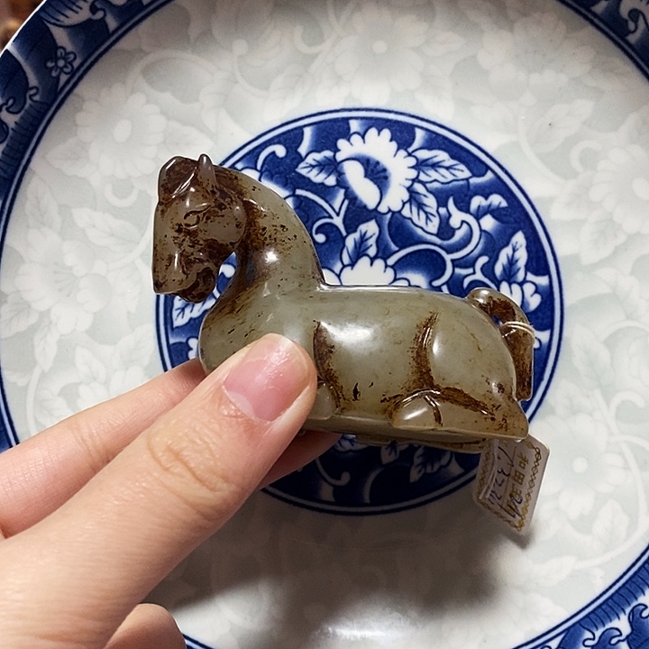 瓷片瓷片 瓷器 摆件1个