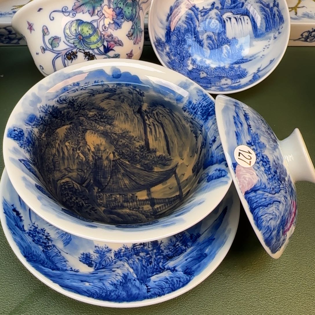 彦祖纯手工手绘茶具127